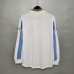 Lazio 99/00 Away White Long Sleeve Soccer Jersey